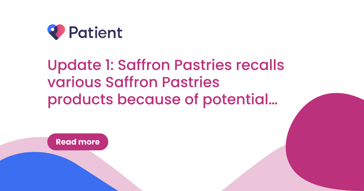 Update 1: Saffron Pastries recalls various Saffron Pastries products because of potential rodent contamination