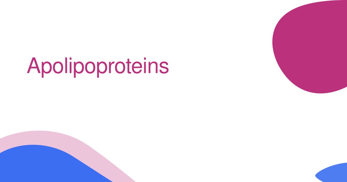 Apolipoproteins