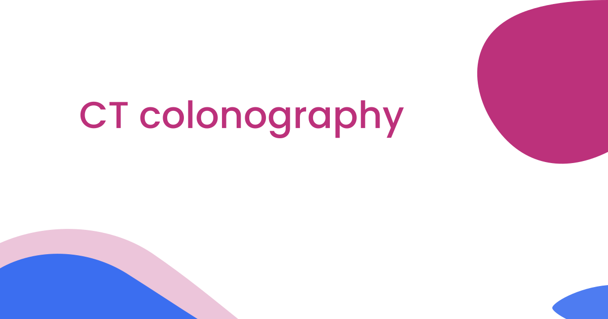 CT colonography