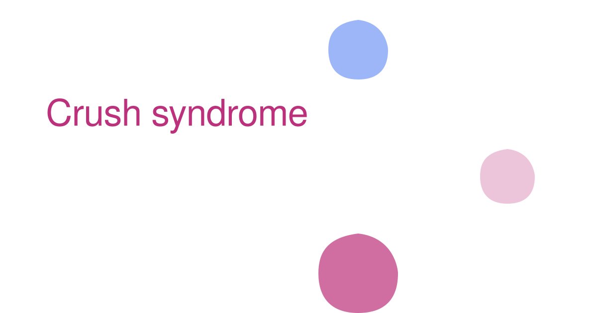 Crush syndrome