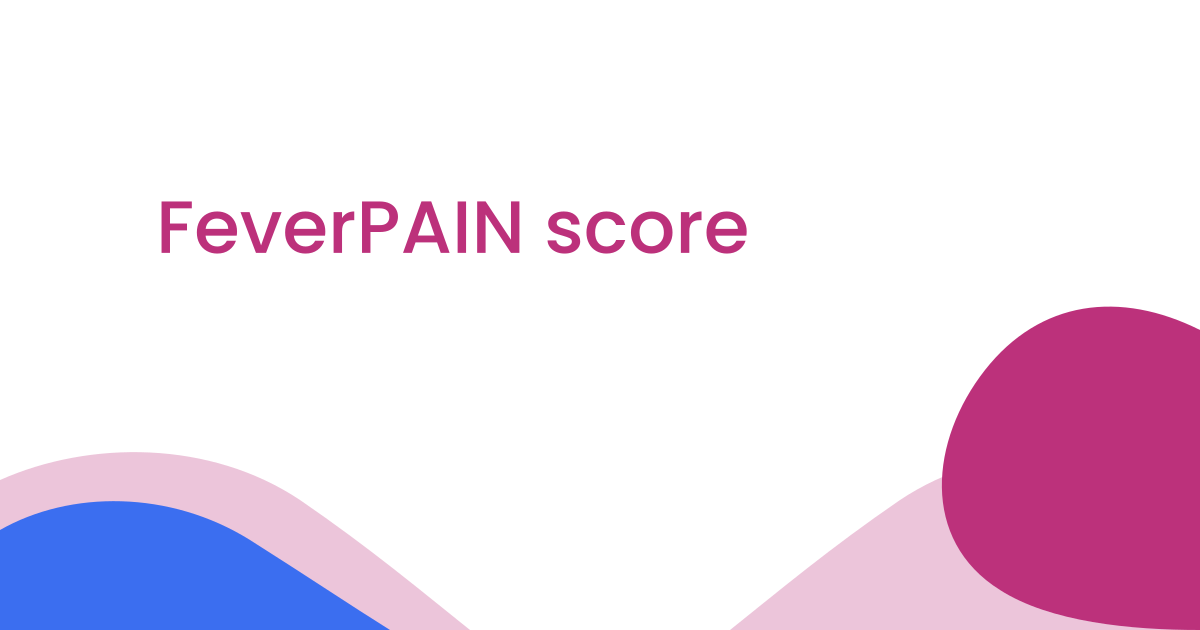 FeverPAIN score