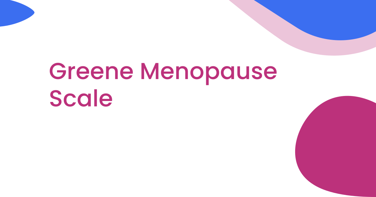 Greene Menopause Scale