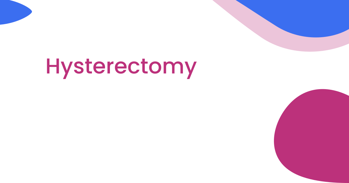 Hysterectomy