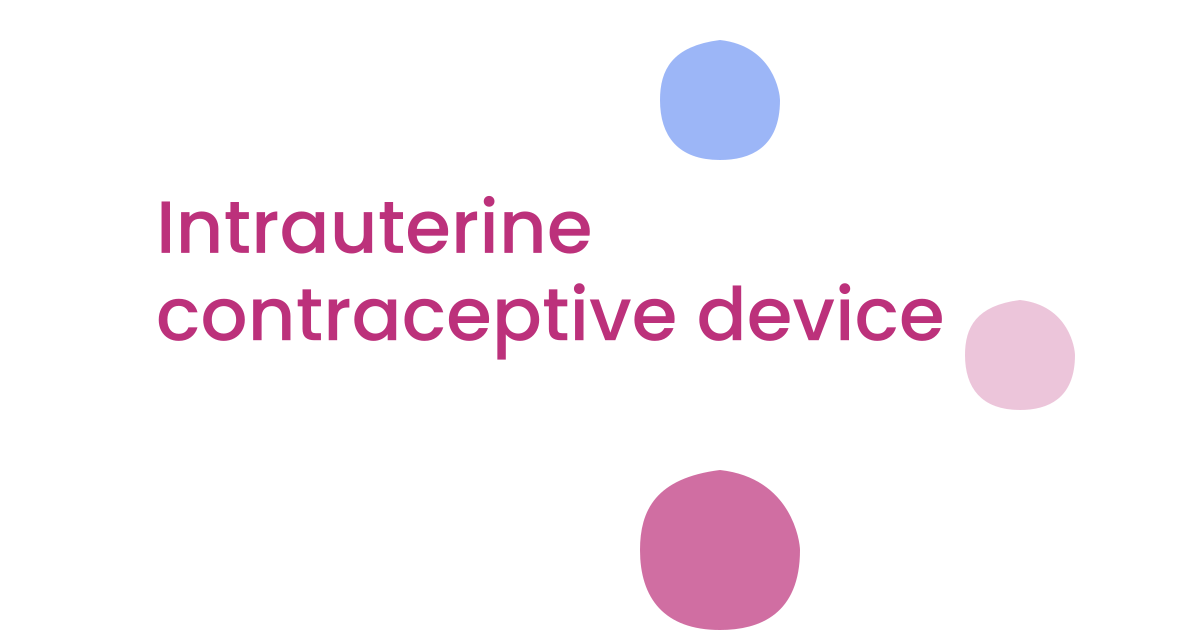 Intrauterine contraceptive device