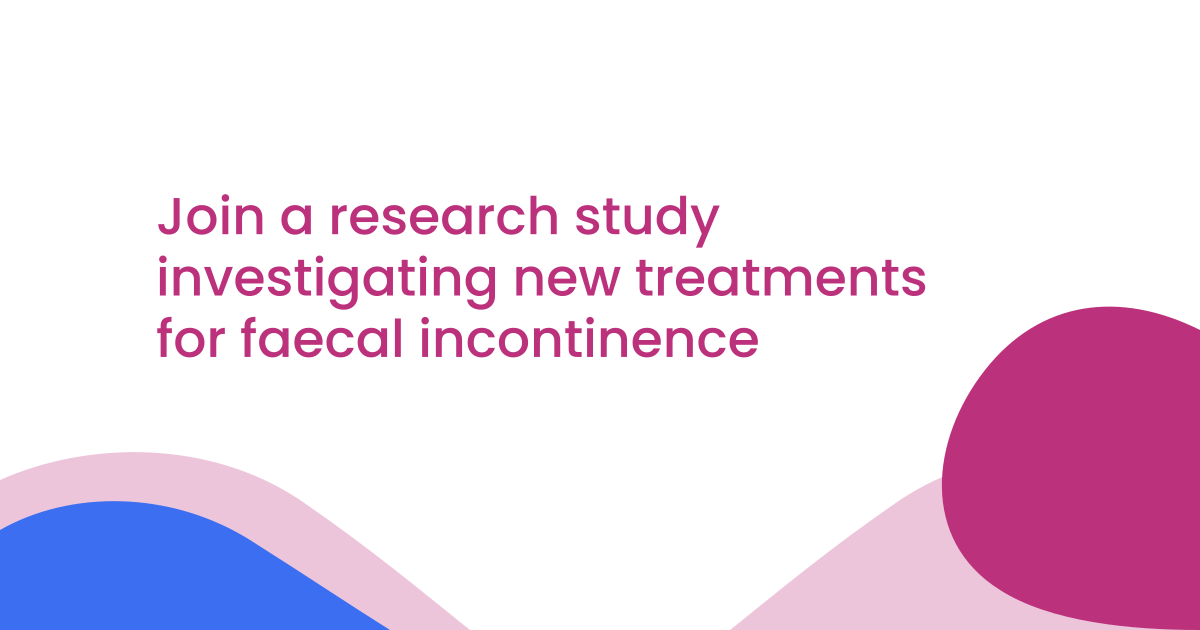 Join a research study investigating new treatments for faecal incontinence