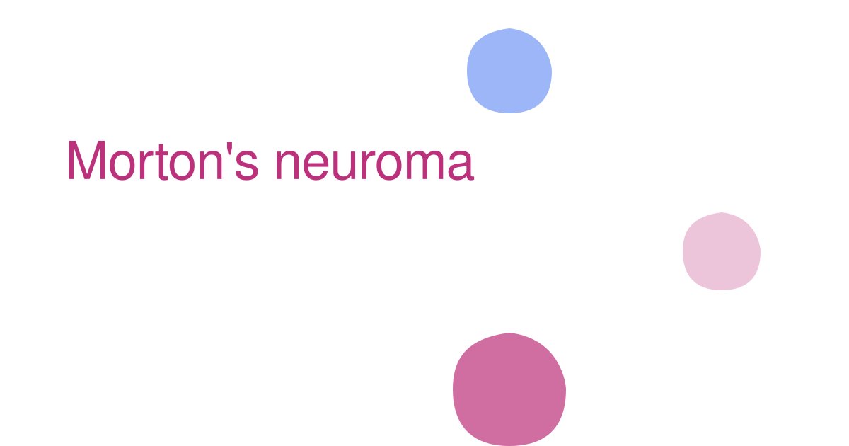 Morton's neuroma