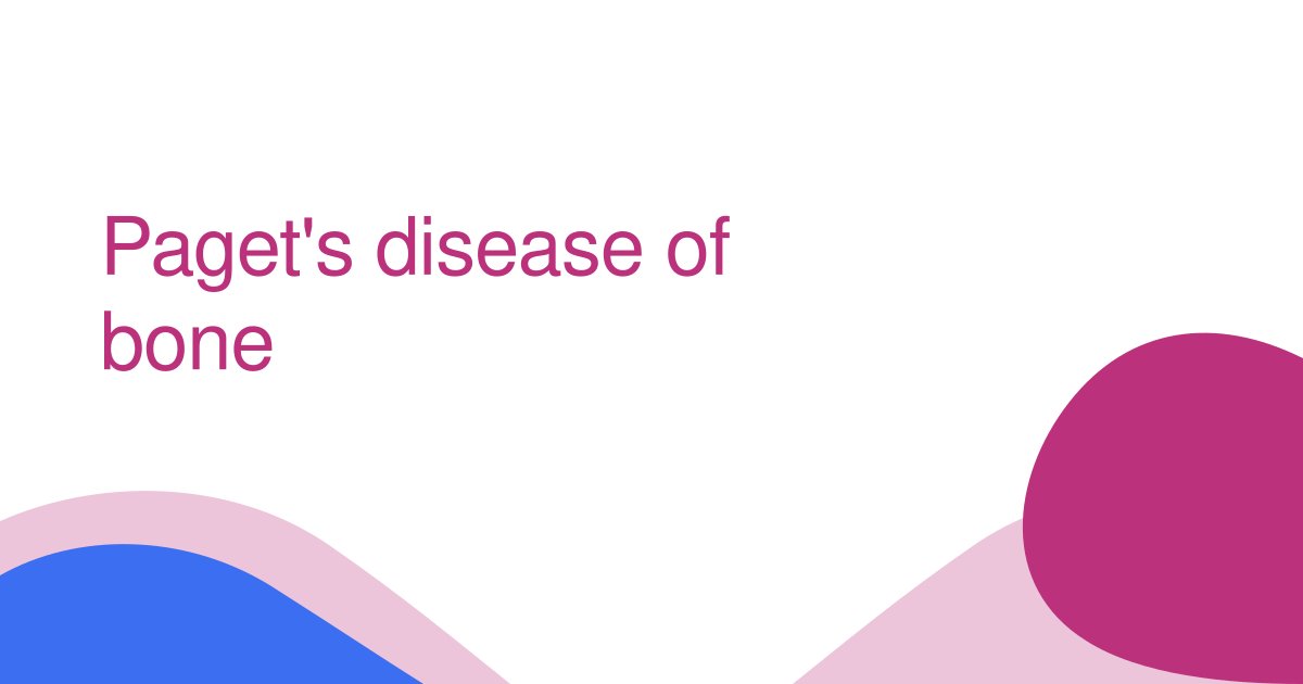 Paget's disease of bone