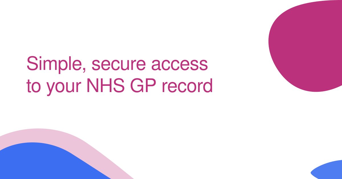 Simple, secure access to your NHS GP record